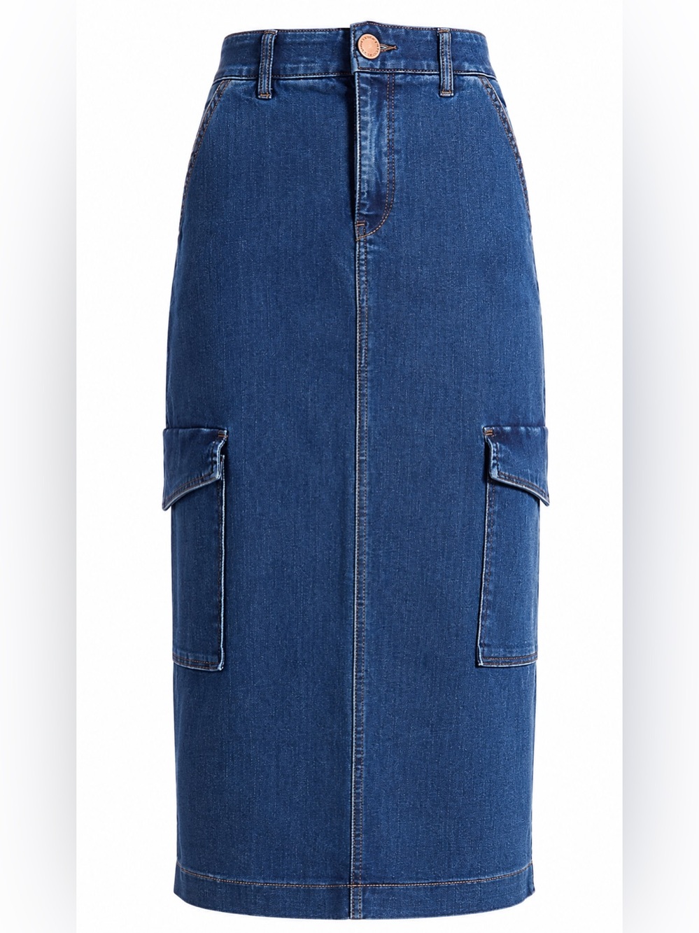 Wit & Wisdom ‘AB’ Solution Cargo Denim Skirt Size 10 NWT